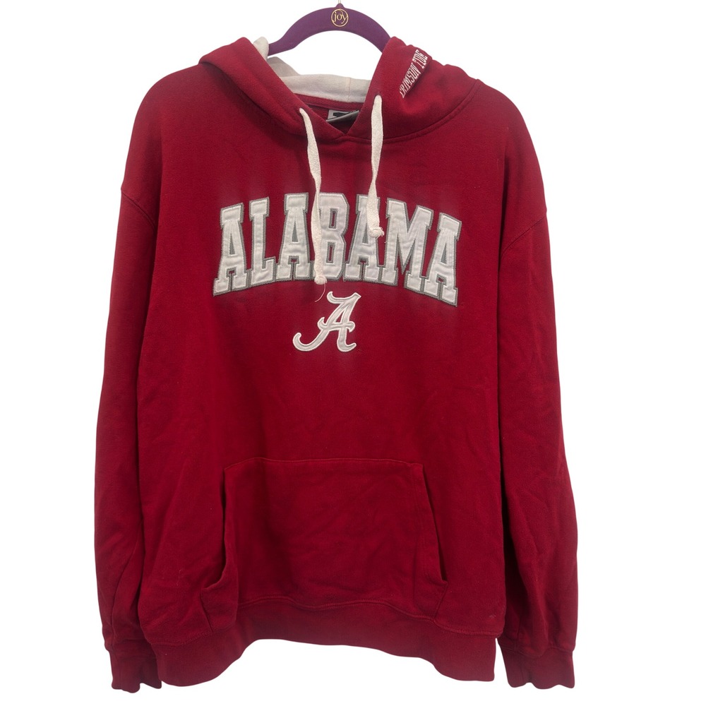 Stadium Athletics Alabama Crimson Tide Hoodie Red Cotton Blend XL